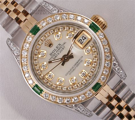 rolex lady-datejust 26mm prix|ladies rolex with diamond bezel.